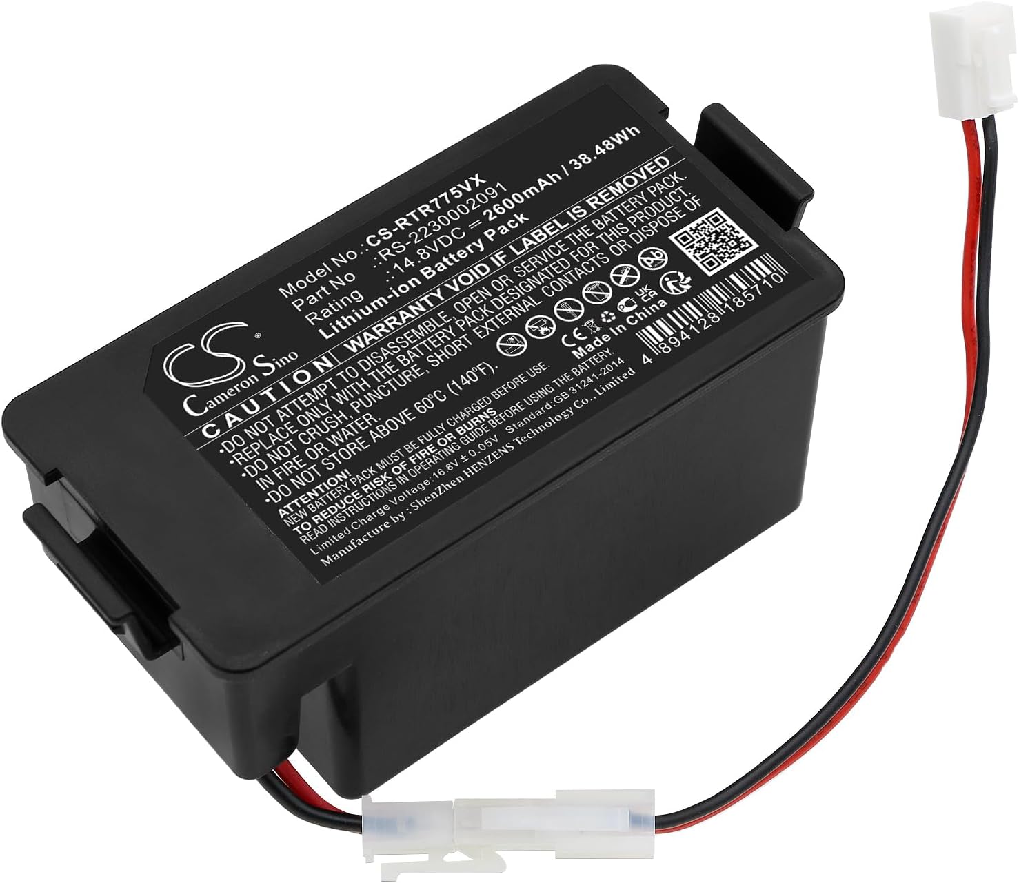 SPANN Battery Replacement for Rowenta RR 7747 WH 4Q0, RR 7755 WH 4Q0, RR7, Part No RS-2230002091 14.8V