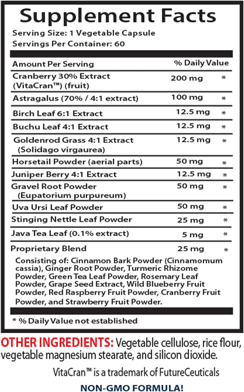 Suplemento dietético de apoyo inmunológico, apoyo renal, vitaminas de arándano, limpieza renal, fórmula de desintoxicación y reparación de riñones,