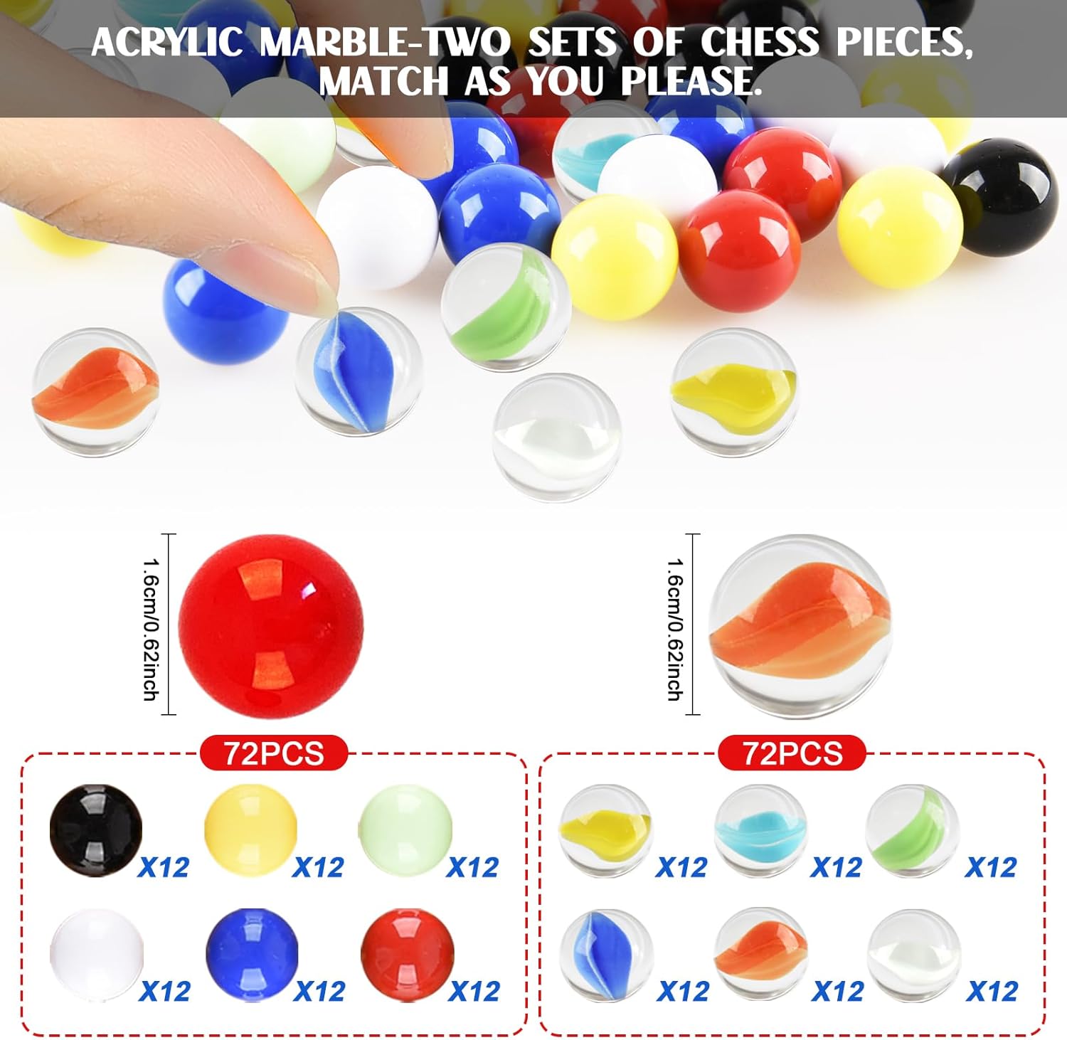 Juego de mesa extragrande de madera de 16.5 pulgadas con cajones, 120 canicas coloridas para hasta 6 jugadores, juego de estrategia clásico para