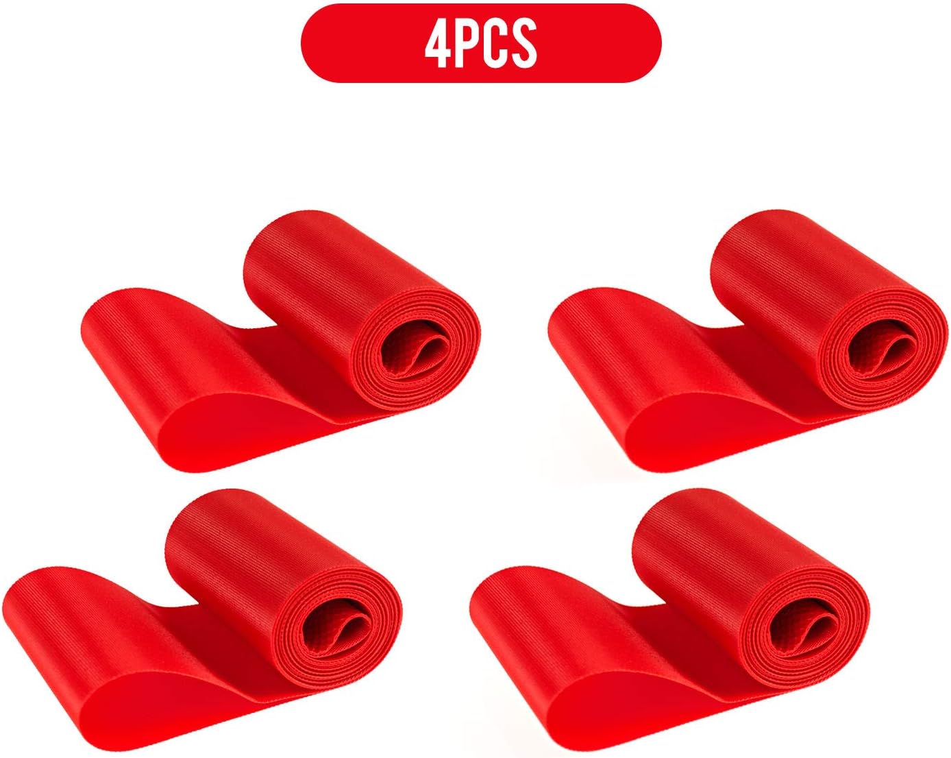 ADDMOTOR Cinta de llanta para llantas de 26 pulgadas, forro de neumático grueso de PVC, protector de cojín de tubo interior anti pinchazos para