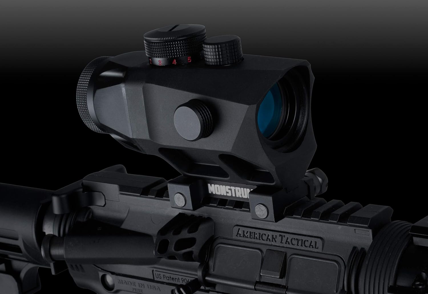 Monstrum Alcance de prisma de la serie Raven  3X  Tierra oscura plana