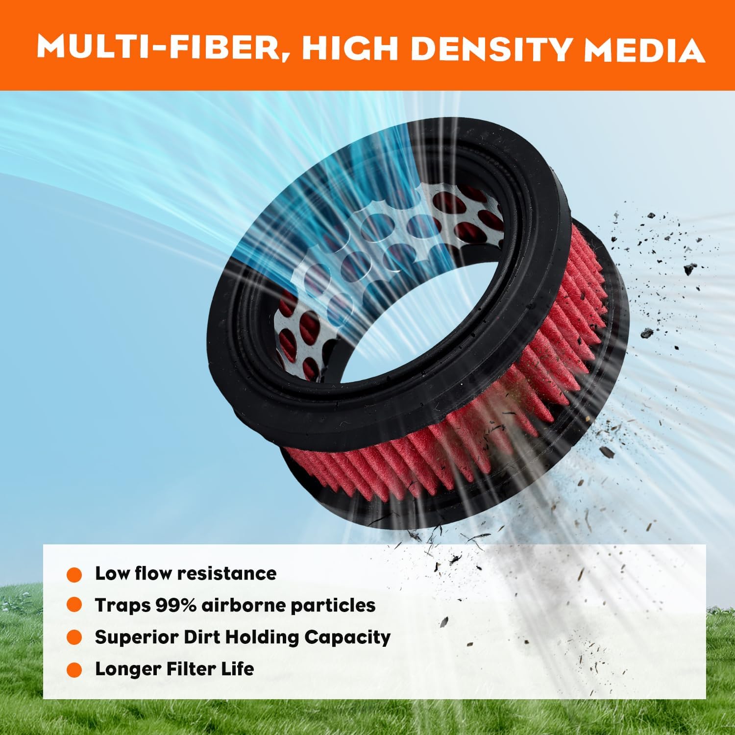 Hipa 13030039730 CS400 Kit de afinación de filtro de aire para Echo CS-400 CS370 CS370F CS400F CS420ES Motosierra con bombilla de imprimación Filtro