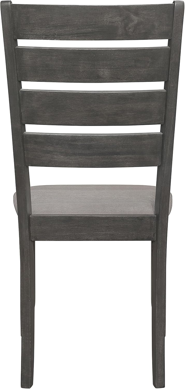 Coaster Home Furnishings Dalila – Silla auxiliar (2 unidades), color gris y gris oscuro