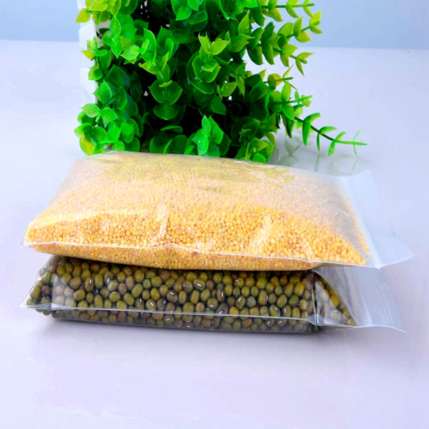 APQ – Bolsas de plástico para joyería para embalaje de 5 x 6 pulgadas, bolsas de plástico con cremallera para embalaje con sellado, paquete de 100