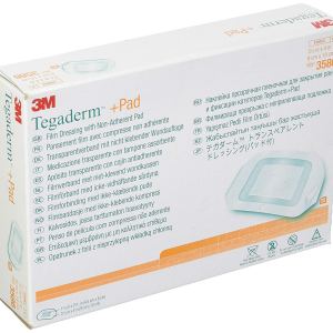 3M Tegaderm +Pad Film Apósito con almohadilla no adherente, apósito estéril con barrera bacteriana a prueba de cera y almohadilla absorbente, 3.5 x 3M Tegaderm +Pad Film Apósito con almohadilla no adherente, apósito estéril con barrera bacteriana a prueba de cera y almohadilla absorbente, 3.5 x