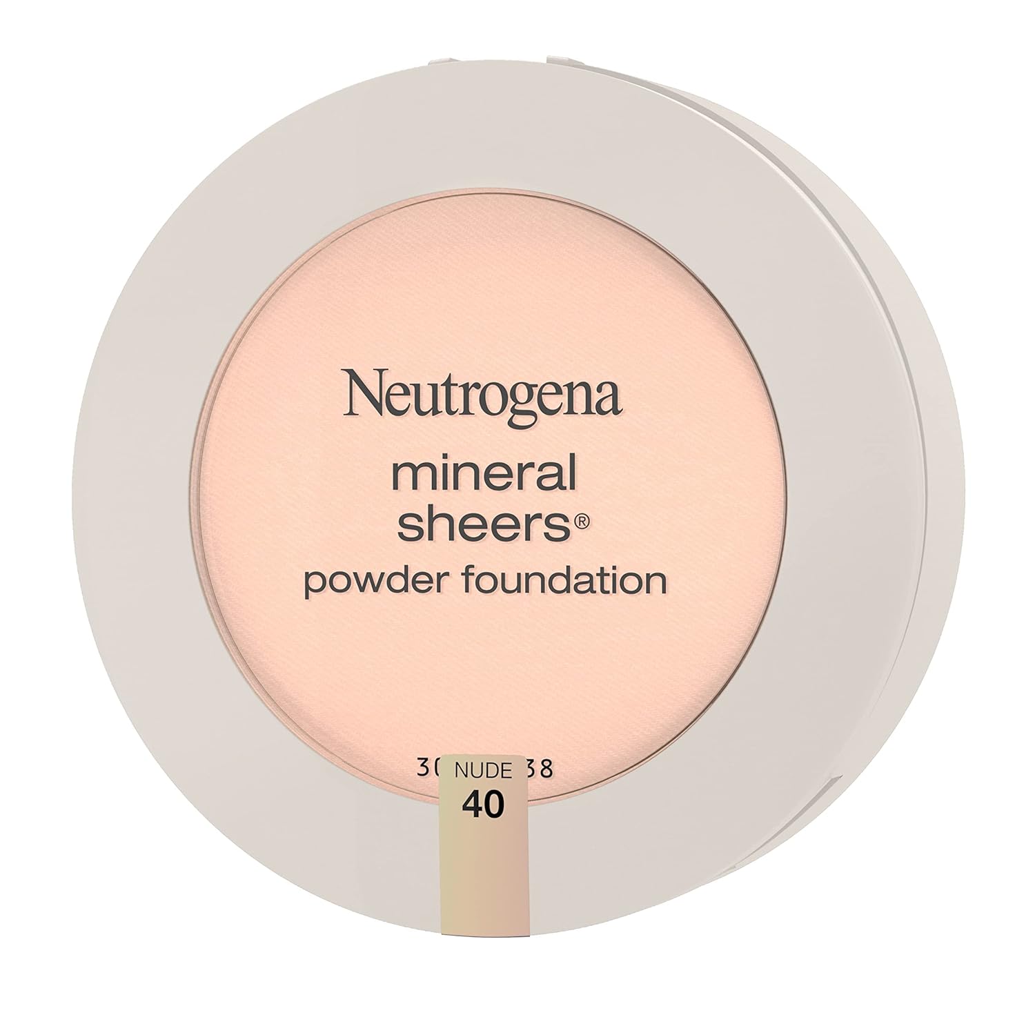 Neutrogena Mineral Sheers – Base compacta en polvo, base mineral ligera y sin aceite, sin fragancia, color piel, 40.34 onzas