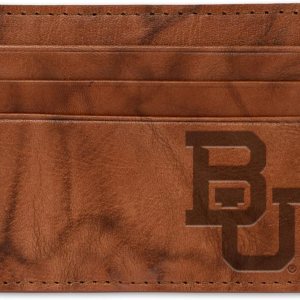 Rico Industries Cartera de cuero con relieve estándar de la NCAA Rico Industries Cartera de cuero con relieve estándar de la NCAA