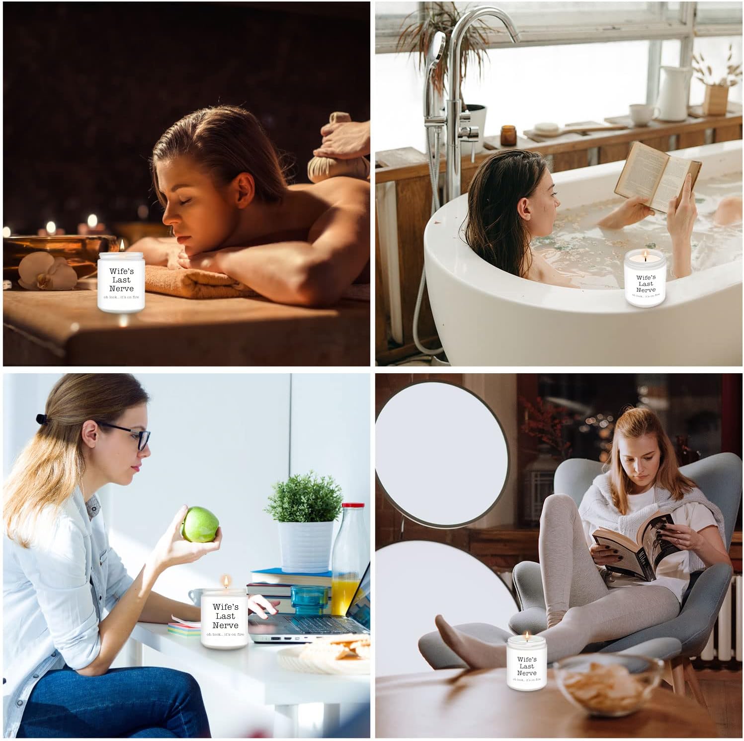 Homsolver Regalos para esposa del marido, regalos para la mejor esposa, divertida Navidad, regalo divertido de aniversario para ella, regalos del