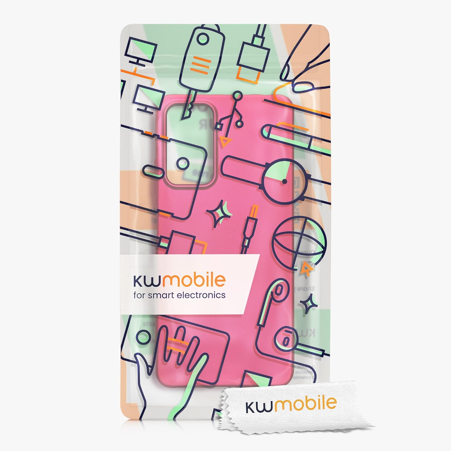 kwmobile Funda compatible con Xiaomi Redmi Note 11 ProNote 11 Pro (5G)  Note 12 Pro (4G) – Funda de silicona TPU metálica suave y delgada – Rosa