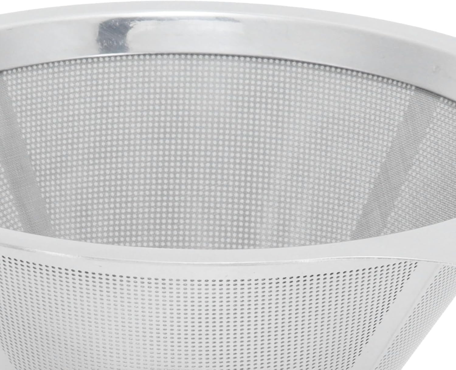 Filtro de café, accesorios de embudo, filtro de acero inoxidable, malla fina, taza de metal, filtro de alimentos filtrados para café, filtros