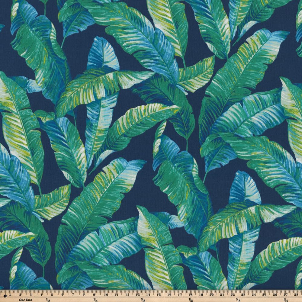 Pillow Perfect Cojín para bancocolumpio Hanalai Lagoon para exterioresinteriores, 45 x 18 pulgadas, azul