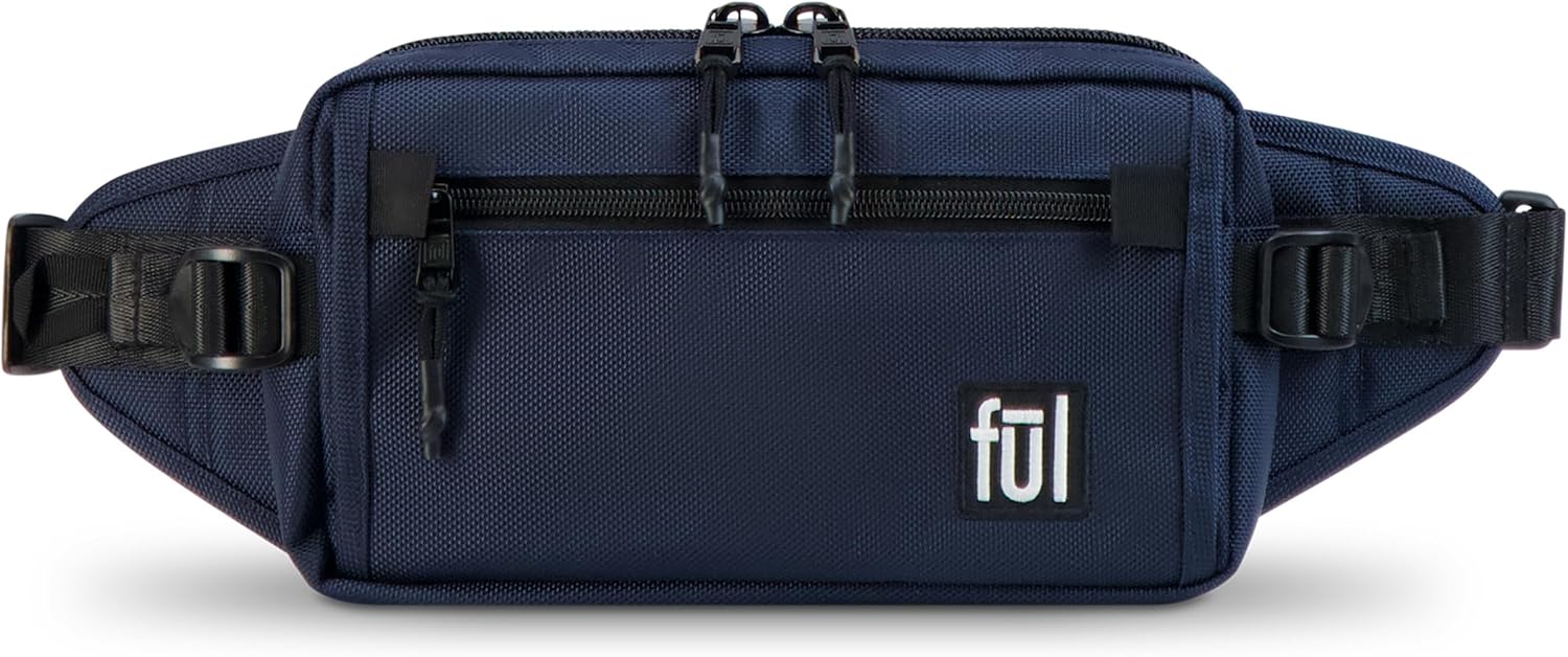 FUL Tactics Collection – Cangurera cruzada con cintura para hombres y mujeres, bolsa para cinturón