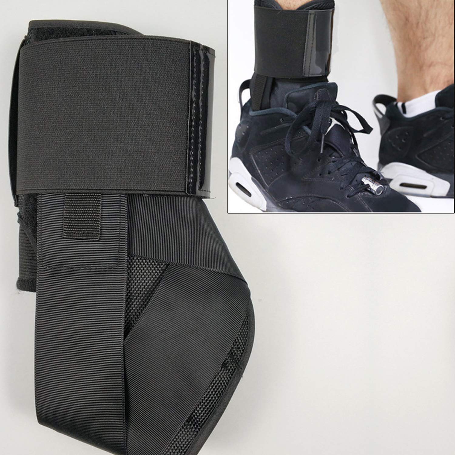Tobillera estabilizadora de encaje, para mujeres y hombres, transpirable, ajustable, soporte de pie para deporte, esguince de tobillo, recuperación