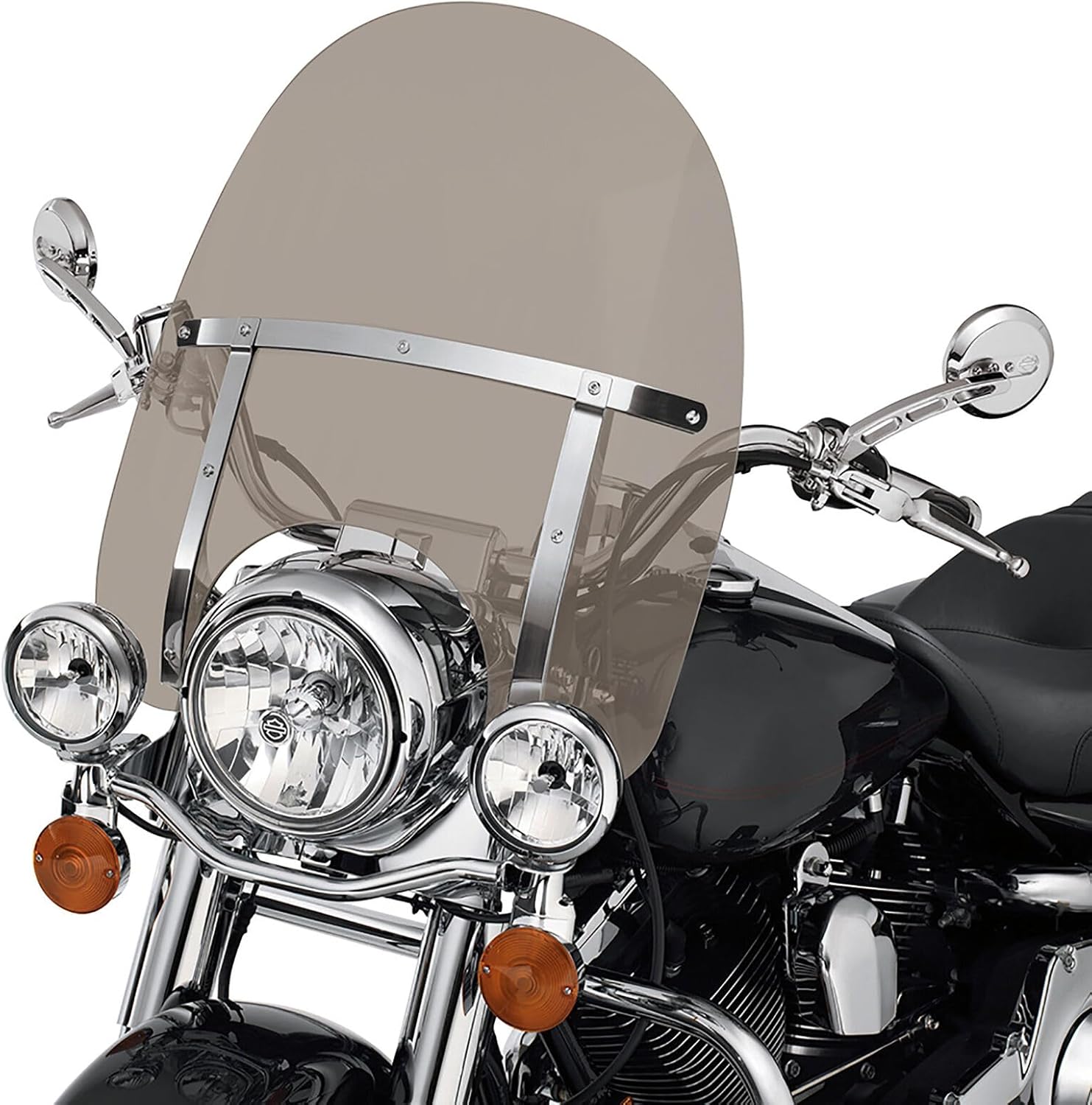 Parabrisas para parabrisas Kawasaki Vulcan VN 500 750 800 900 1500 1600 1700 – Amarillo brillante