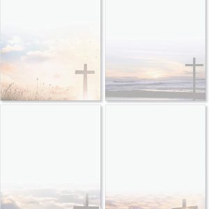 Papelería religiosa escénica – Paquete de 48 Papelería religiosa escénica – Paquete de 48