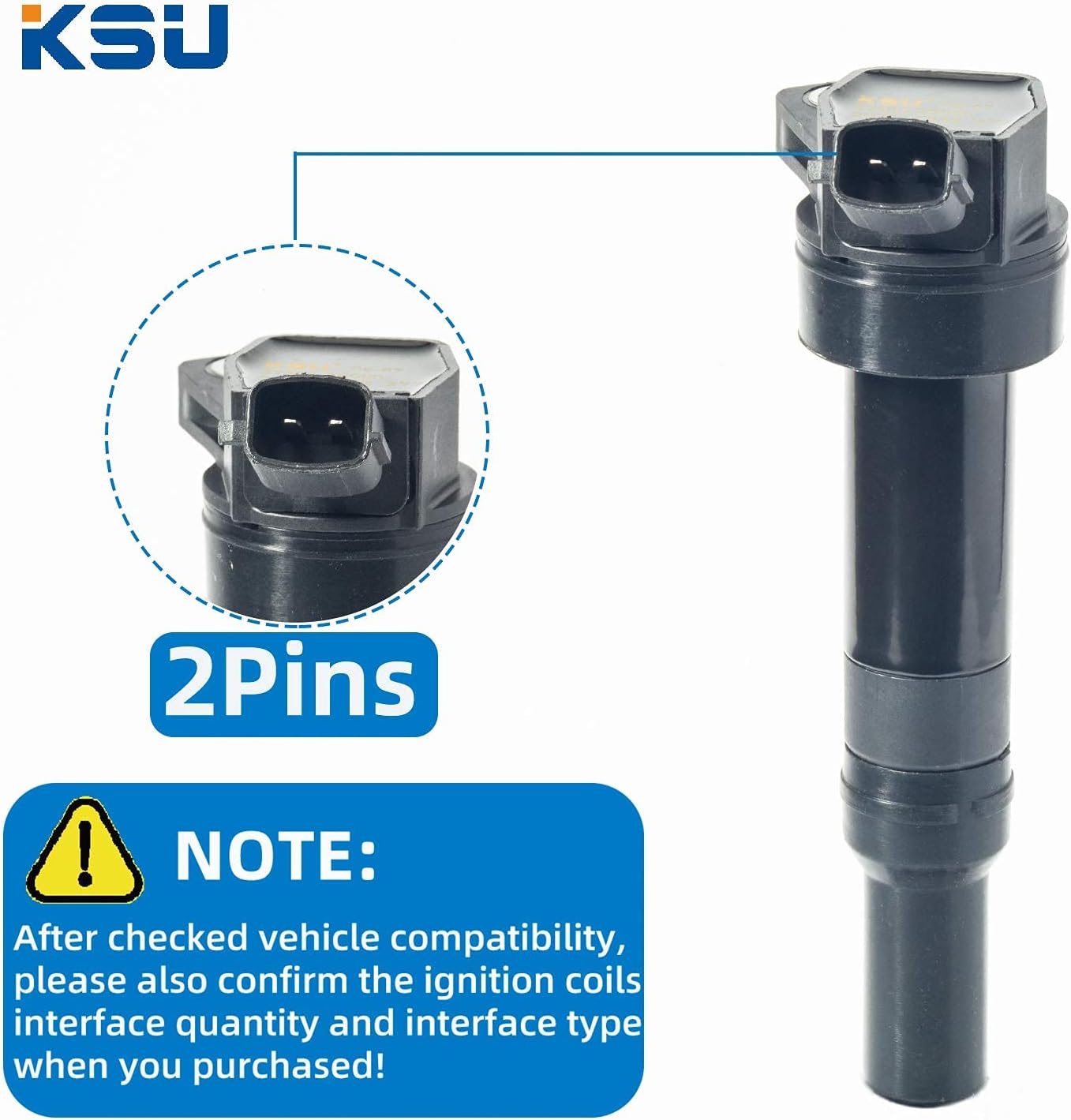 Paquete de bobina de encendido para Kia Soul Forte Forte5 Hyundai Tucson Elantra Elantra GT (1.8L 2.0L SOLAMENTE) 2011-2016 Reemplazo para UF651