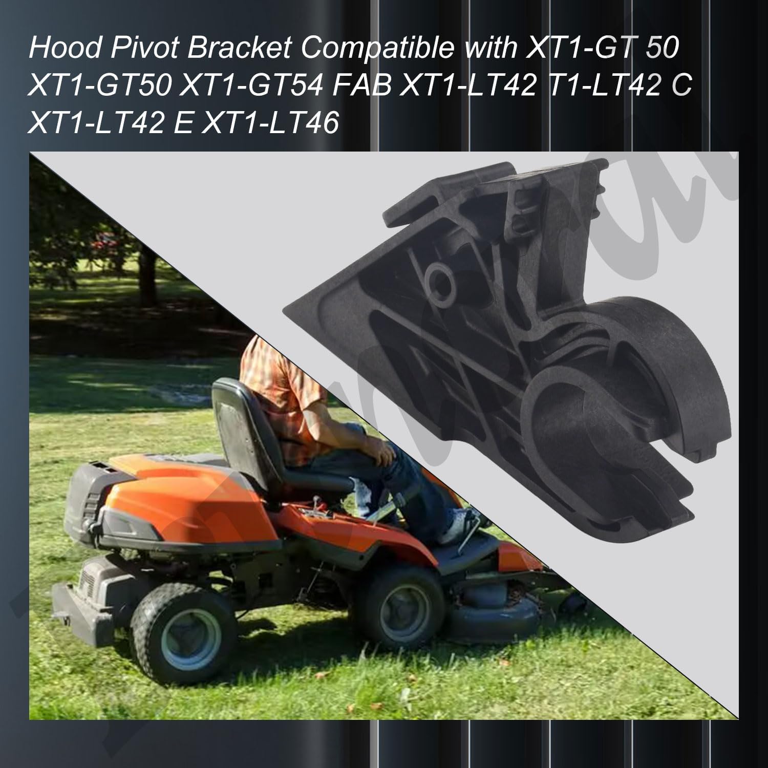 731-10069D Soporte de pivote de repuesto compatible con Craftsman CUB Cadet Lawn Tractor SLX54 SLX50 ST54 GX54 GX50 247202420 247270480 247270550,