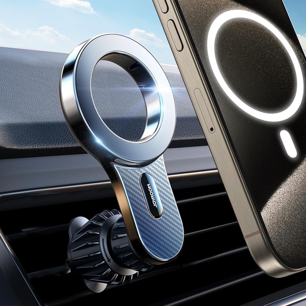 JOYROOM Se adapta al soporte de automóvil MagSafe, 20 imanes fuertes Soporte magnético para teléfono de automóvil, fácil de instalar y nunca bloquea