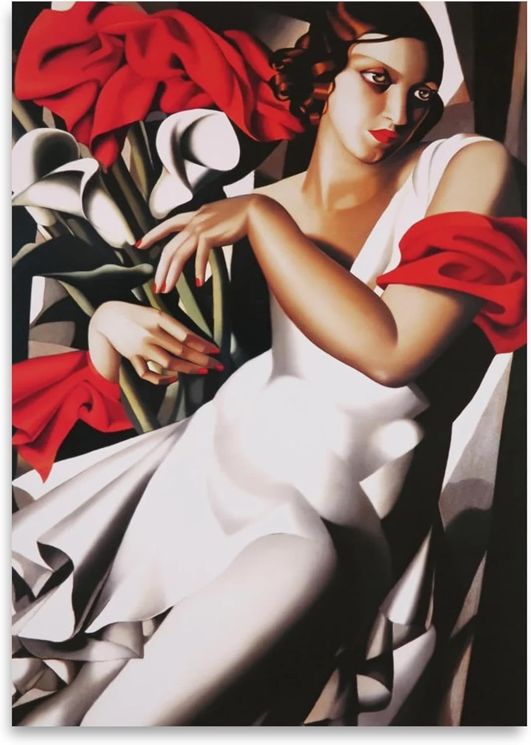 Portrait of Ira de Tamara de Lempicka – Póster decorativo de pared sin marco  Pósteres de decoración para el hogar y la oficina, imágenes e