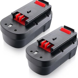 Paquete de 2 baterías de repuesto HPB18 de 4.0Ah 18V para Black and Decker 18V Batería HPB18-OPE compatible con herramientas inalámbricas Black and Paquete de 2 baterías de repuesto HPB18 de 4.0Ah 18V para Black and Decker 18V Batería HPB18-OPE compatible con herramientas inalámbricas Black and