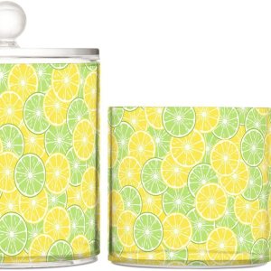 Lemons Jars with Lids Containers Jar Bathroom Storage Containers Canisters Cotton Round Holder for Dorm Room Essentials for College Students Girls Lemons Jars with Lids Containers Jar Bathroom Storage Containers Canisters Cotton Round Holder for Dorm Room Essentials for College Students Girls