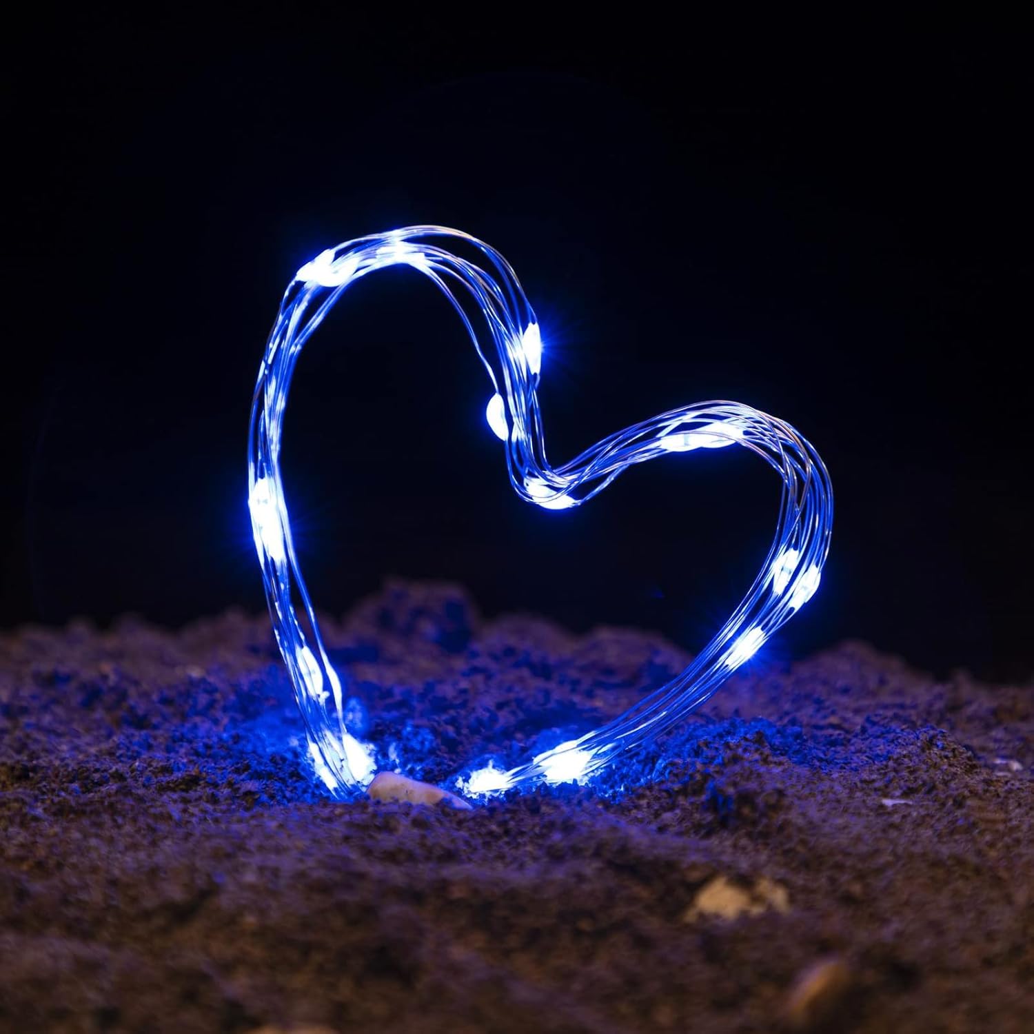 Paquete de 6 luces de hadas a pilas, 7 pies, 20 luces LED de tarro de masón, impermeables, alambre plateado, luciérnagas, bricolaje, fiesta, boda,