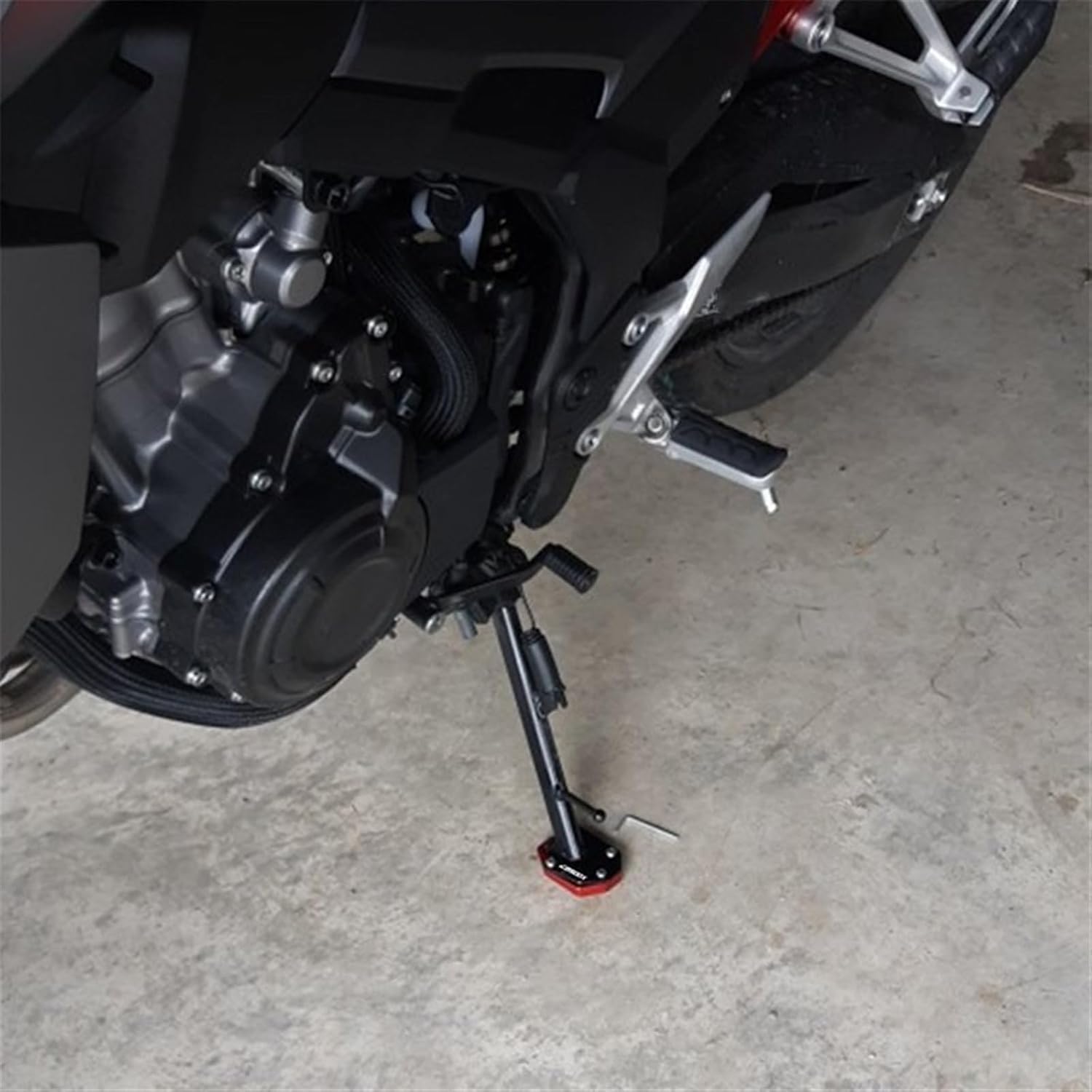 Kickstand Pad Foot Side Stand Enlarge Extension Plate for BMW F850GS Adventure F850GS F750GS Adv F 750 850 GS 2018 2022 (Color  F750Gs Titanium)