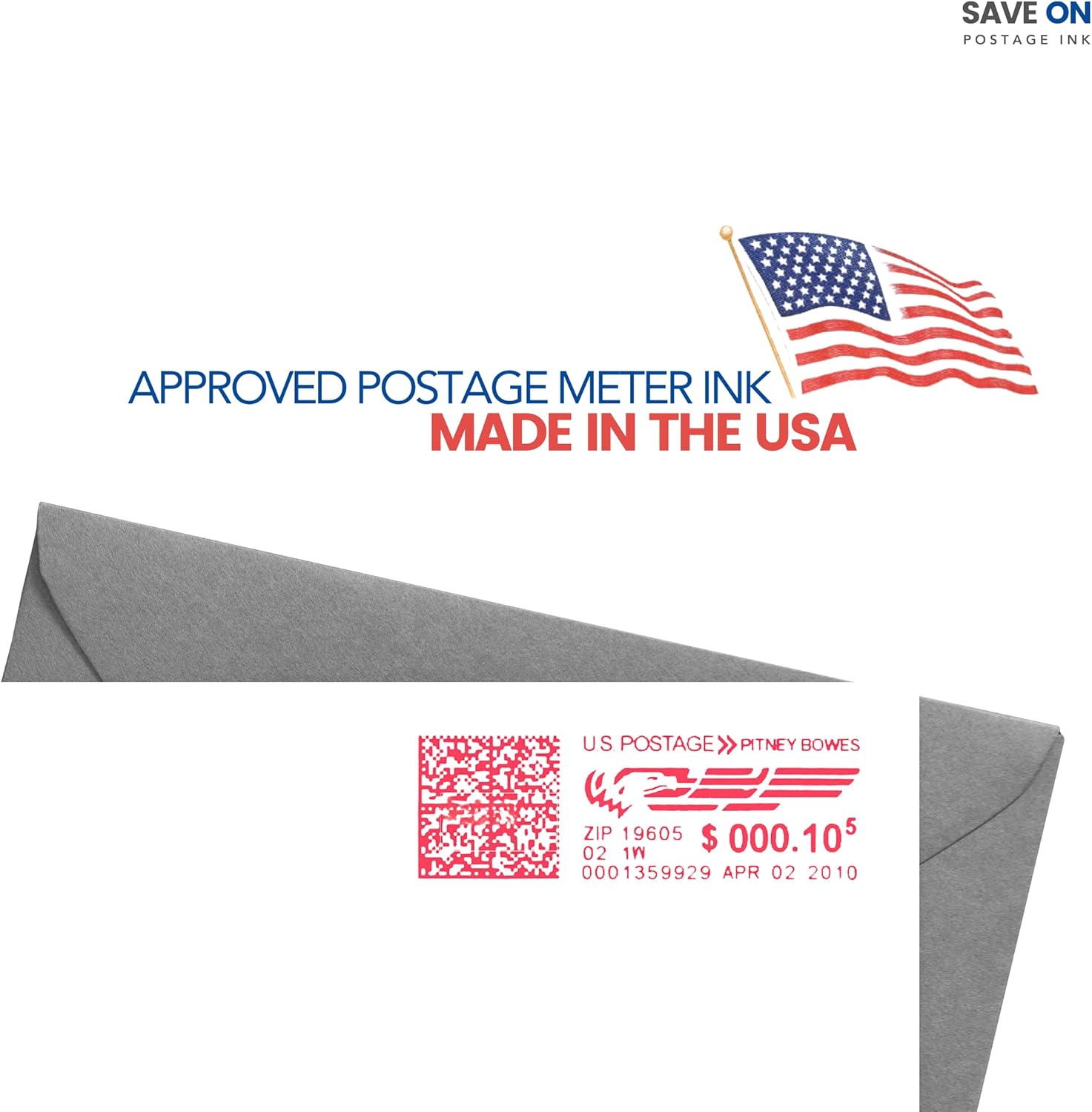 Cartucho de tinta compatible con ISINK34 Quadient Neopost para máquinas de correo IM 3, IM4, IS3 y 4 Series – Fabricado con nuevos componentes