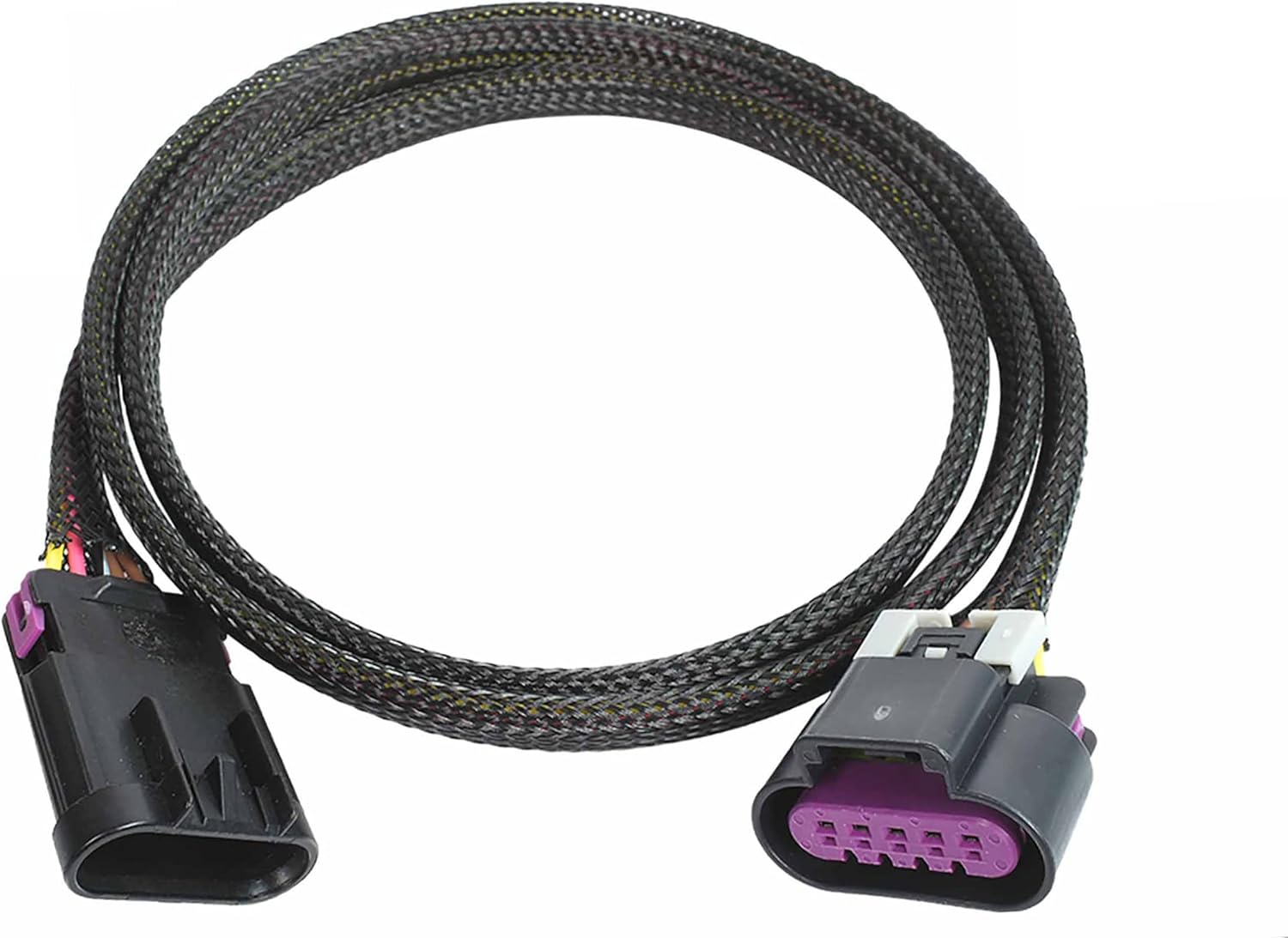 ICT Billet Arnés de extensión de cable de 48 pulgadas LS Gen 4 MAF Flujo de aire de admisión de aire IAT Sensor de tubo de camión Cableado estilo