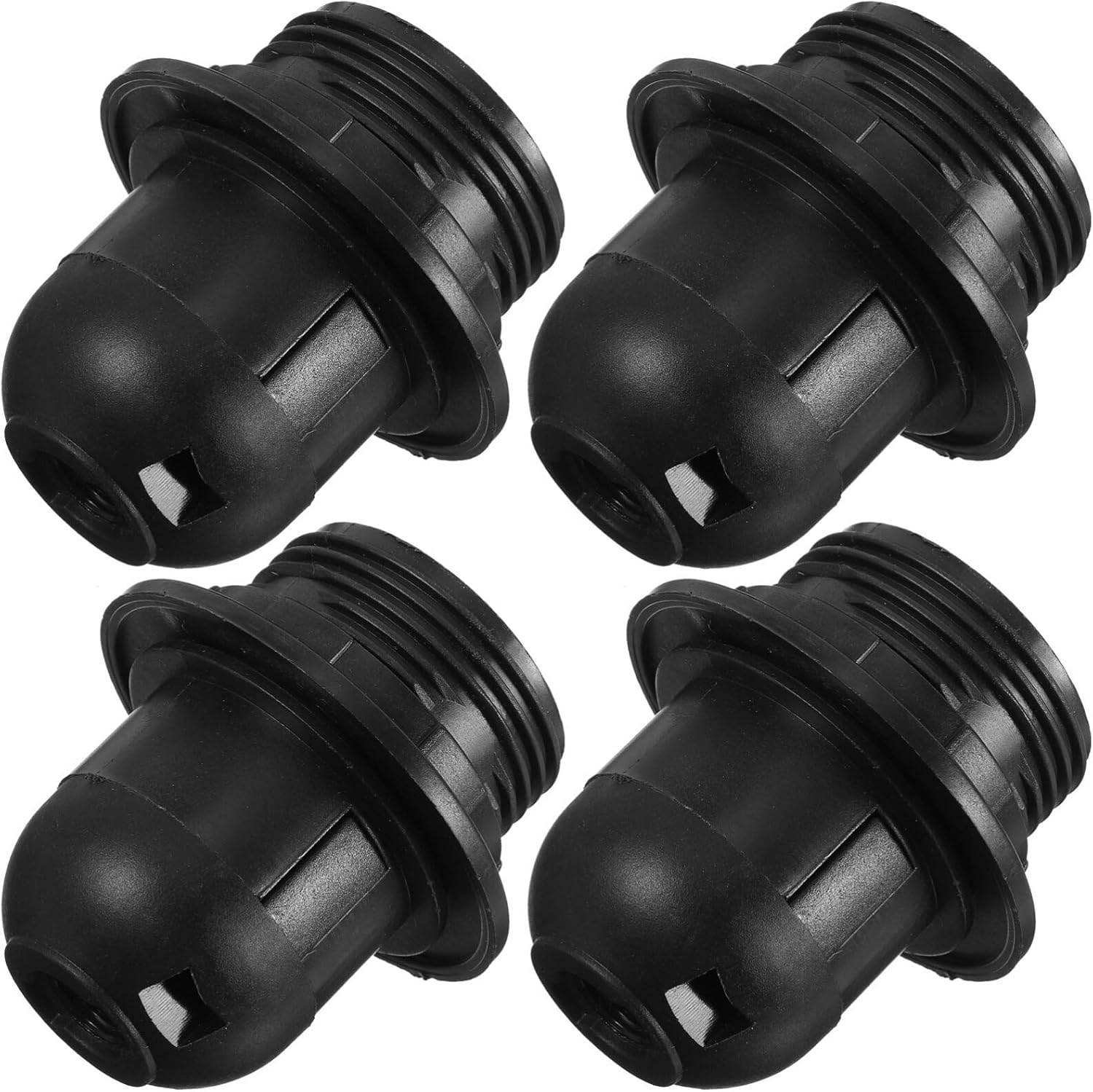 OSALADI 4 unids lámpara de escritorio lámpara de araña titular de la lámpara enchufe de luz enchufe E27 base de luz adaptador bombilla enchufe E27