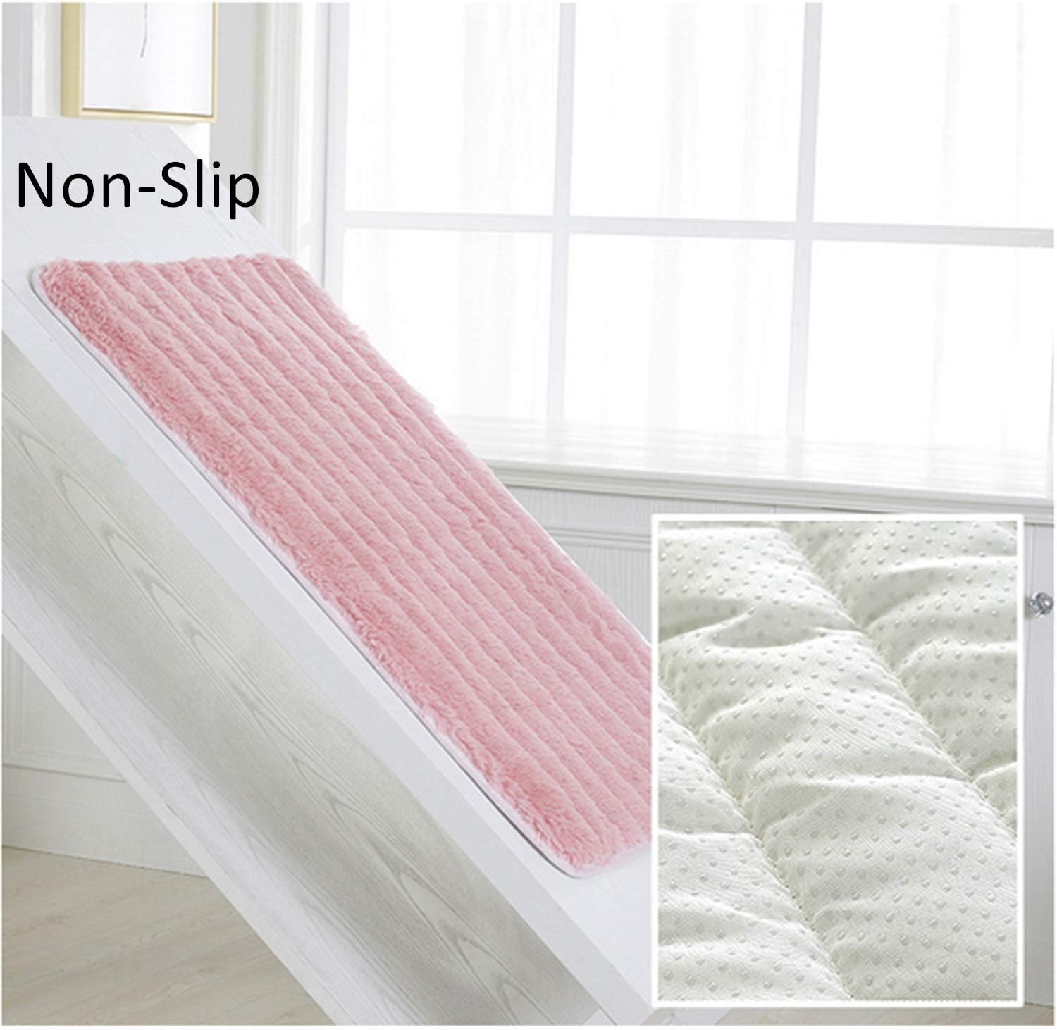 SINCERE Funda de asiento de felpa de tamaño personalizado, fundas gruesas y antideslizantes para sofá de interior, fundas para sofá, alféizar de