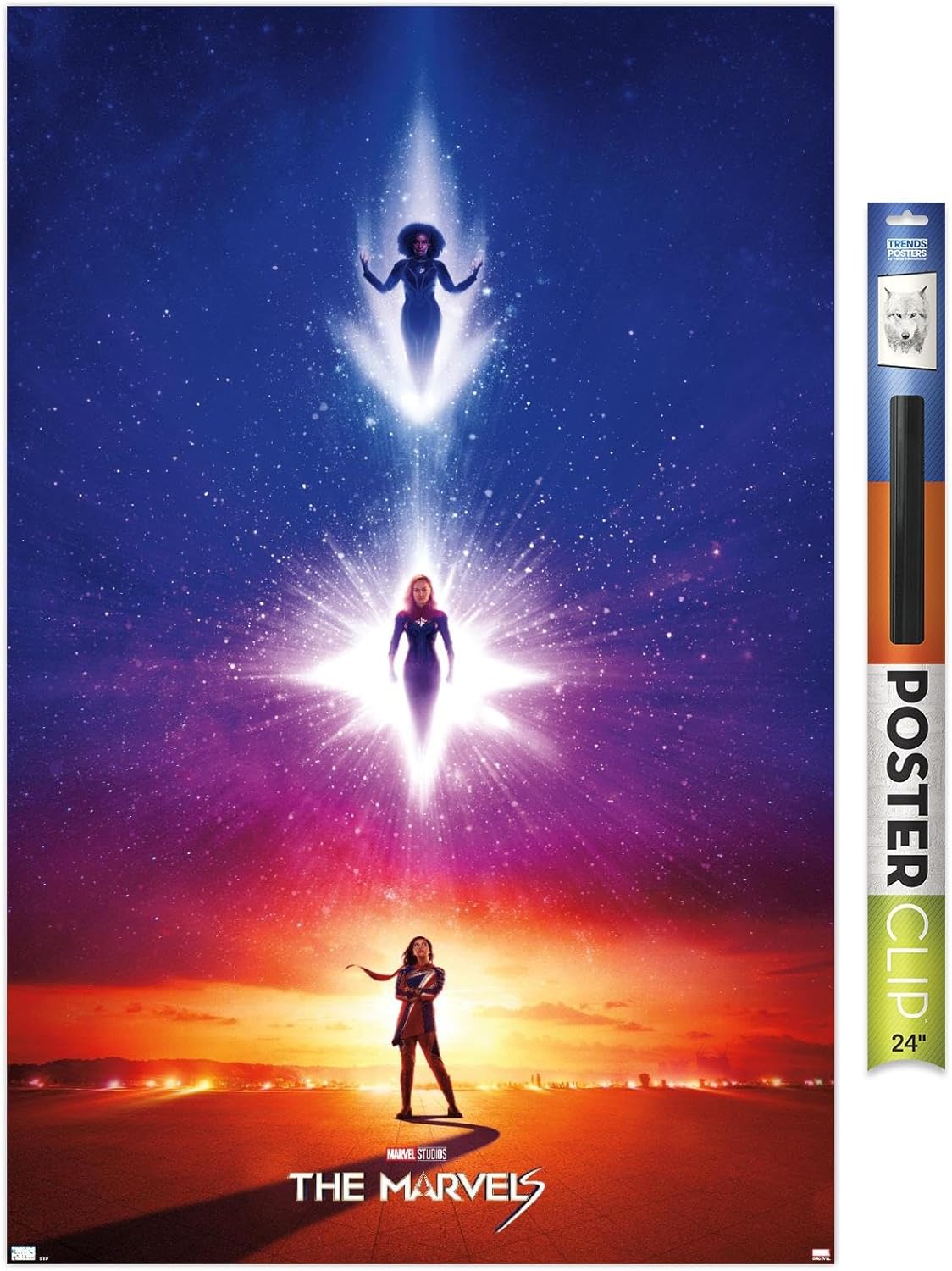 Trends International Marvel The Marvels – Teaser – Póster de pared de una hoja