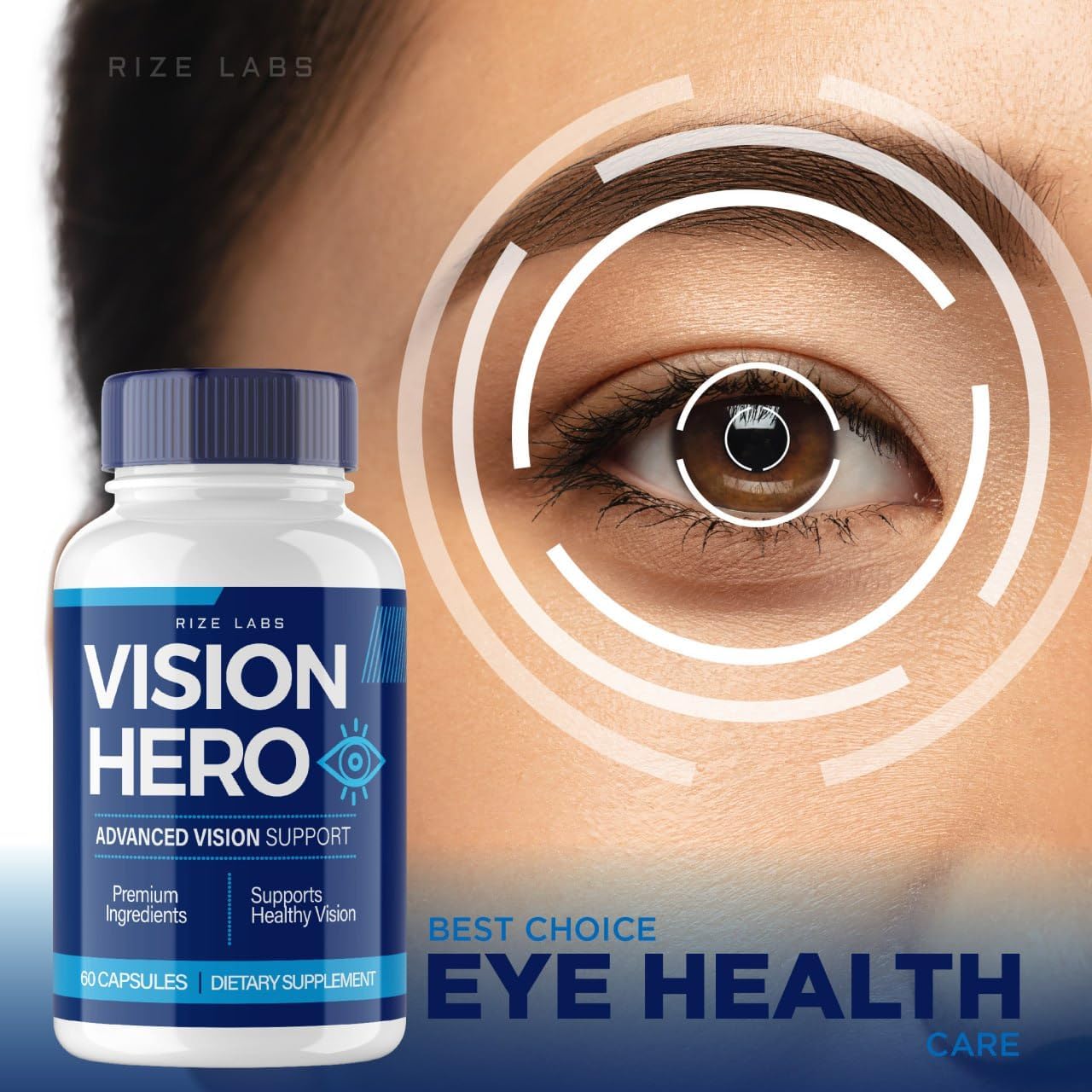 Vision Hero Cápsulas  Suplemento de salud ocular Vision Hero para apoyo a la visión saludable, píldoras de fórmula avanzada, comentarios de pastilla