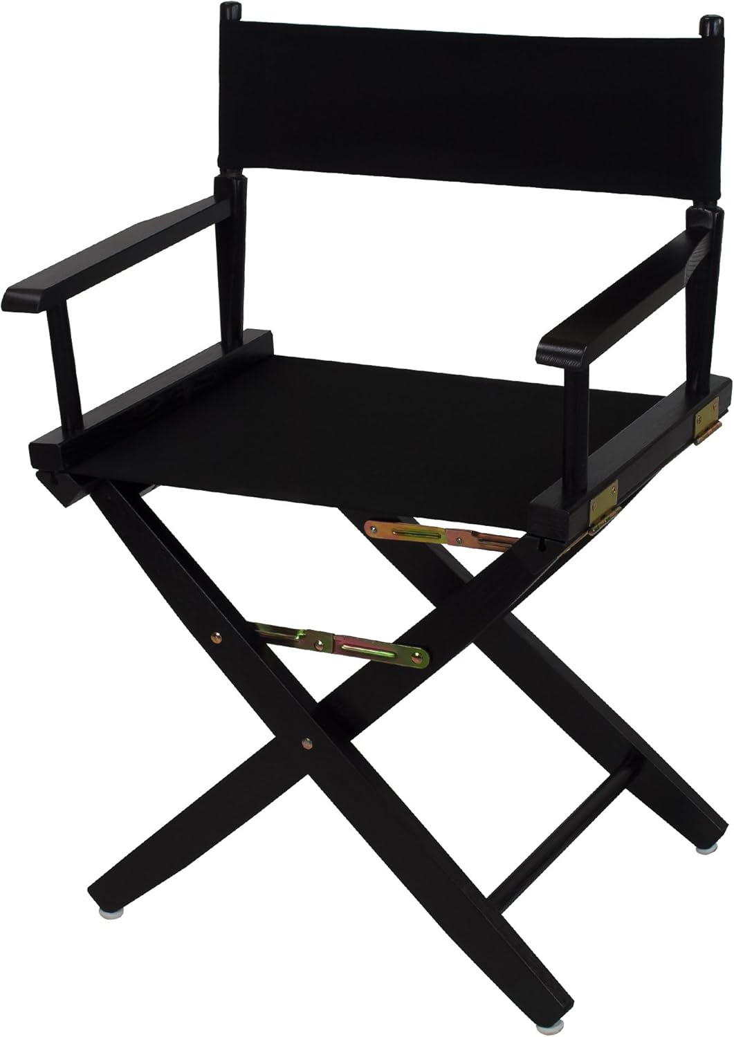 American Trails – Silla de director extra ancha de 18 pulgadas, marco negro con lona negra