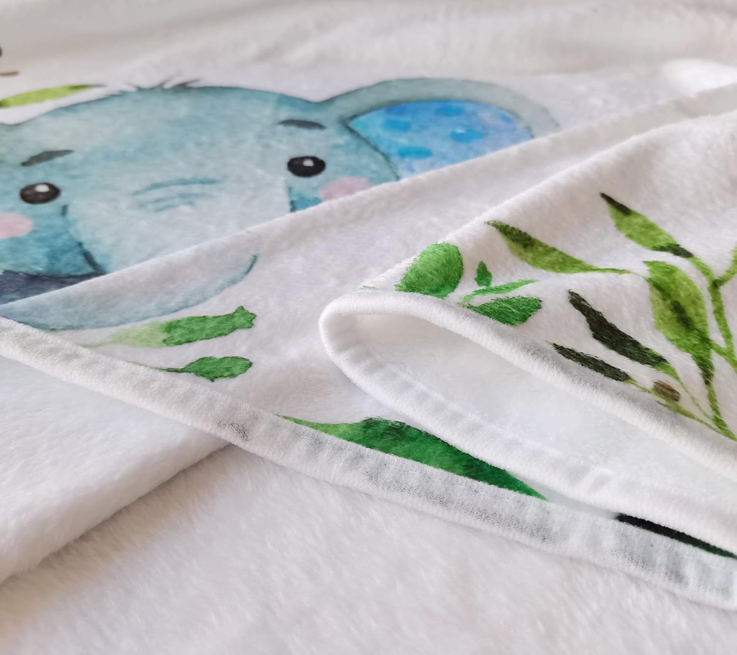 Yuzioey Manta mensual de hitos para bebé, elefante, manta de fotos de bebé de elefante safari, regalo para nuevas mamás, baby shower, Watch Me Grow
