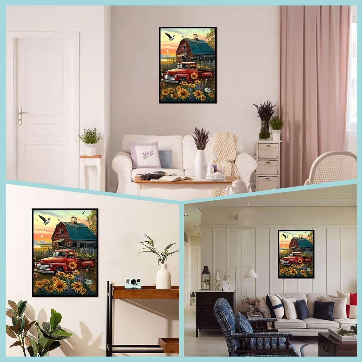 Eter Pintura de diamantes, escalera de flores, kit de pintura de diamantes de hada, adecuado para adultos, pintura de diamante 5D, punto de cruz,
