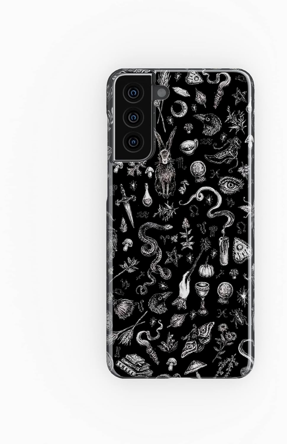 Bonita funda rígida de plástico rígida de bruja de Halloween compatible con Samsung Galaxy S23 Ultra de 6.8 pulgadas 2023 Shell Hal21 (brujería)