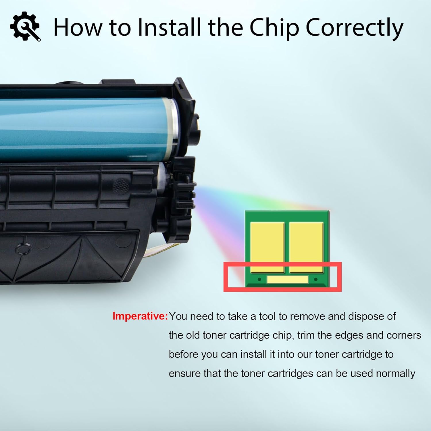 greencycle Repuesto compatible para Hp 134A cartucho de tóner negro instalación manual de chip Laserjet M209dw M234dw M234sdn M234sdn M234sdw