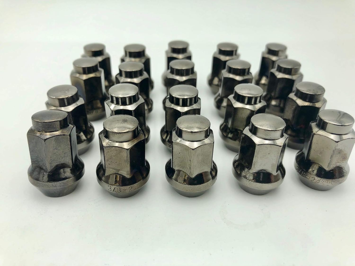 38-24 Tuercas cónicas Gunmetal Gris Polaris Ranger 700 Rzr 900 xp 800 S 570 (20)
