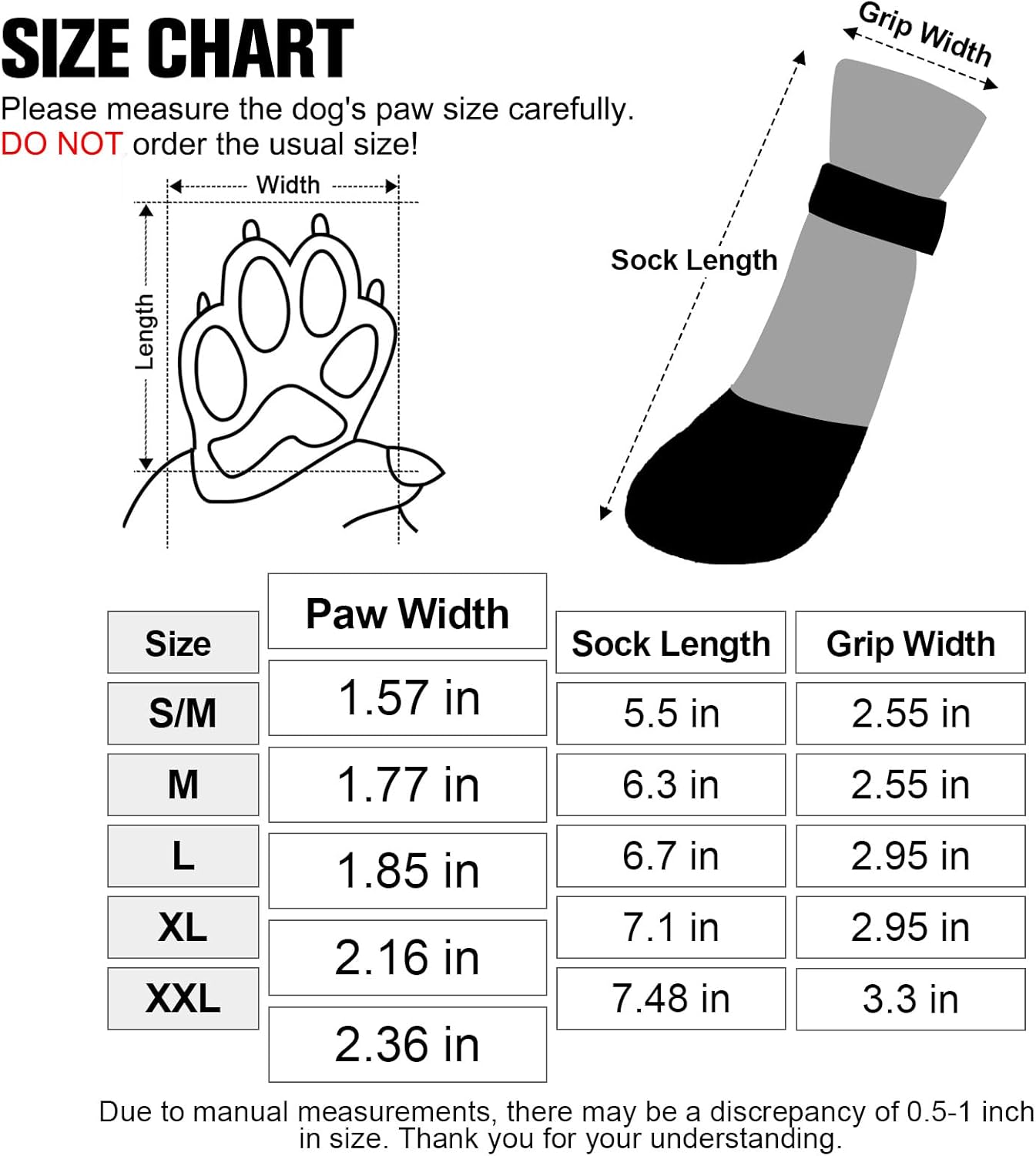 BEAUTYZOO Calcetines antideslizantes para perro, zapatos para perros para días fríos de invierno, nieve, lluvia, agarre impermeable, protectores de