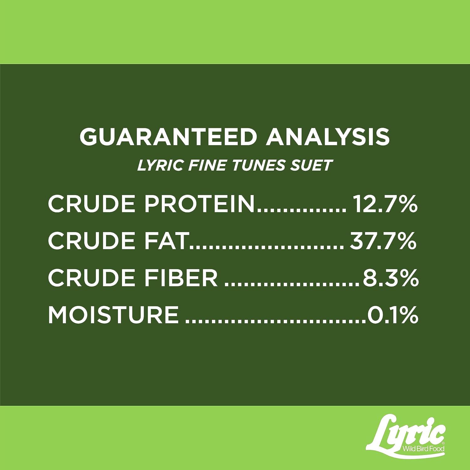 Lyric Fine Tunes – Pasteles de sebo de semillas de aves silvestres sin desperdicios para aves silvestres, 12 onzas (paquete de 12)