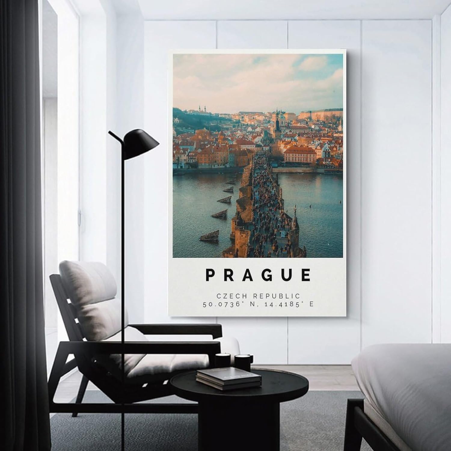 Prag Poster Bunter Druck,Prag Wand Kunst,Prag Foto Dekor Poster for Room Aesthetics Canvas Wall Art Poster And Print Unframe-style 16x24inch(40x60cm)