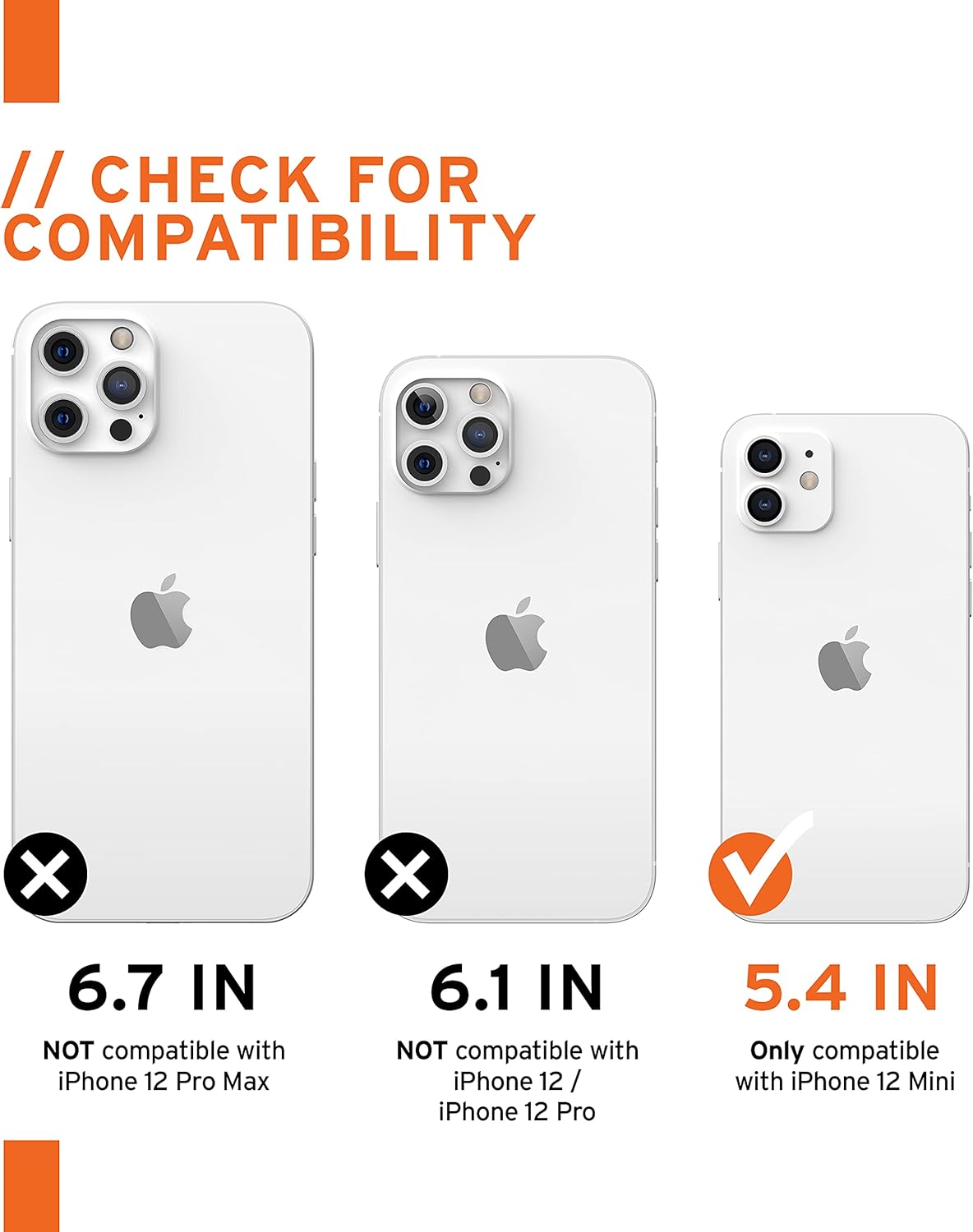 URBAN ARMOR GEAR UAG – Funda protectora para iPhone 12 Mini, pantalla de 5.4 pulgadas, ligera, resistente, a prueba de golpes, delgada y resistente