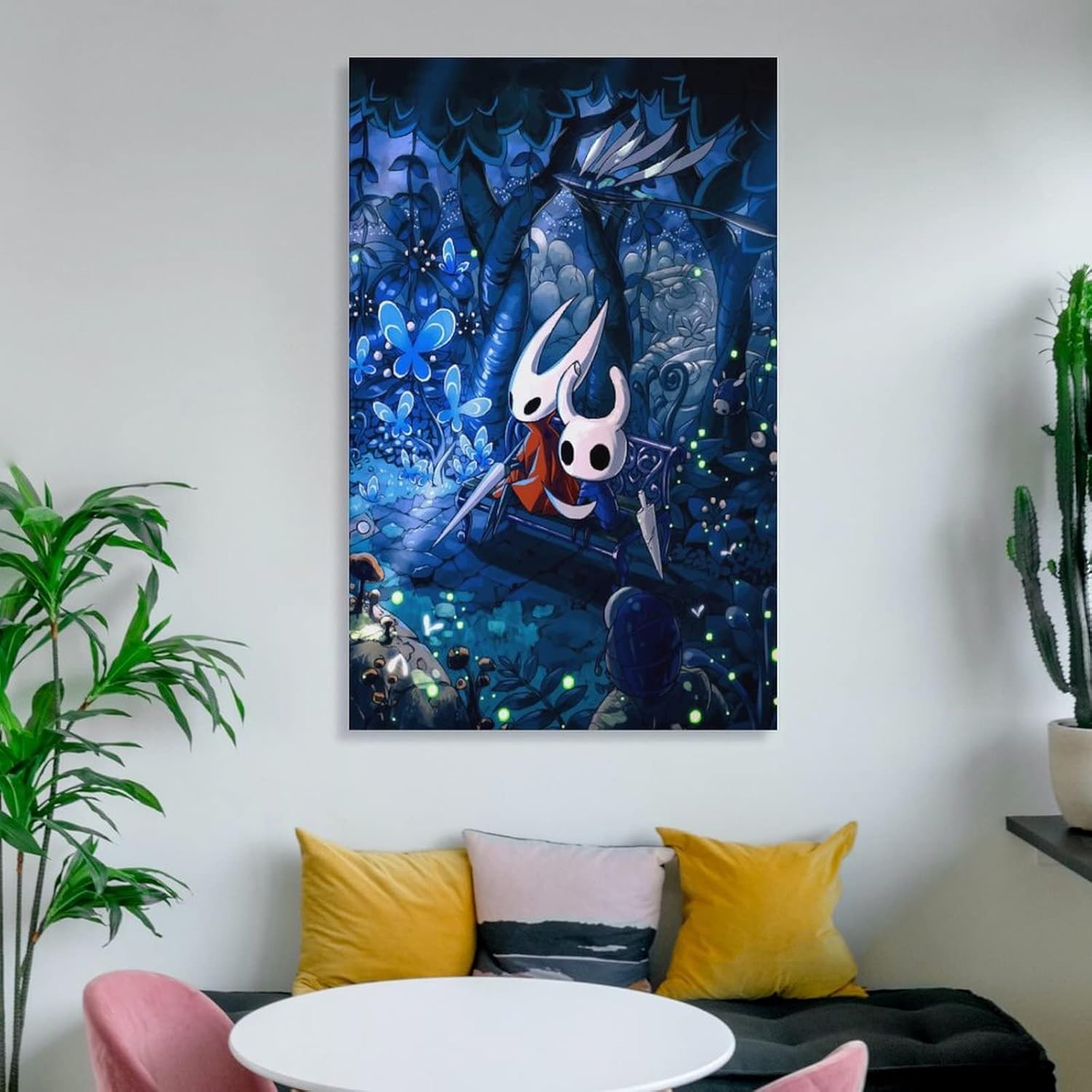 Hollow Knight – Póster artístico en lienzo y arte para pared, diseño moderno de dormitorio familiar, póster de 08 x 12 pulgadas (7.9 x 11.8 in)
