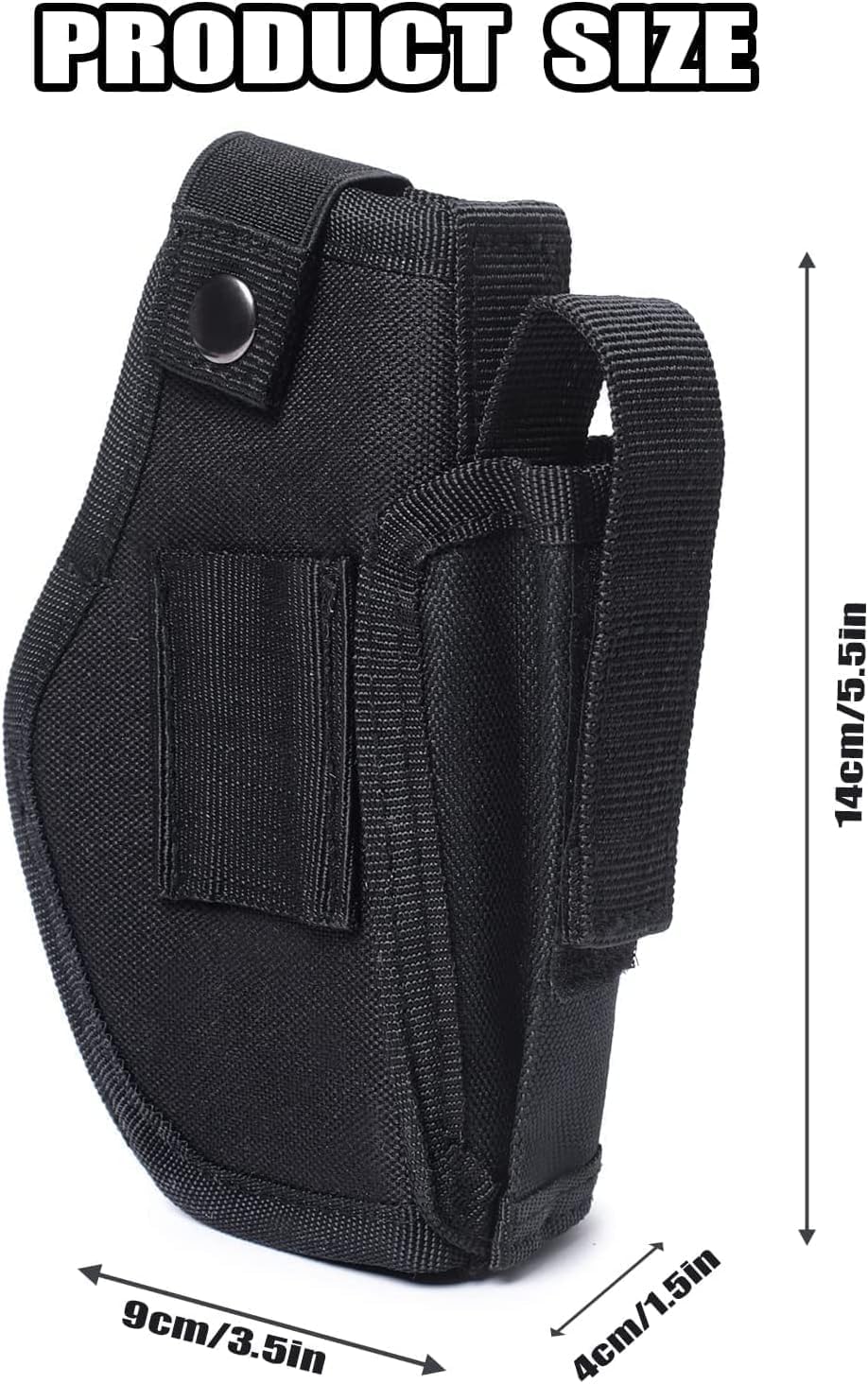 Funda universal para pistola, IWB OWB para pistola, bolsas tácticas para pistola, fundas para pistola de cintura para mano derecha e izquierda,