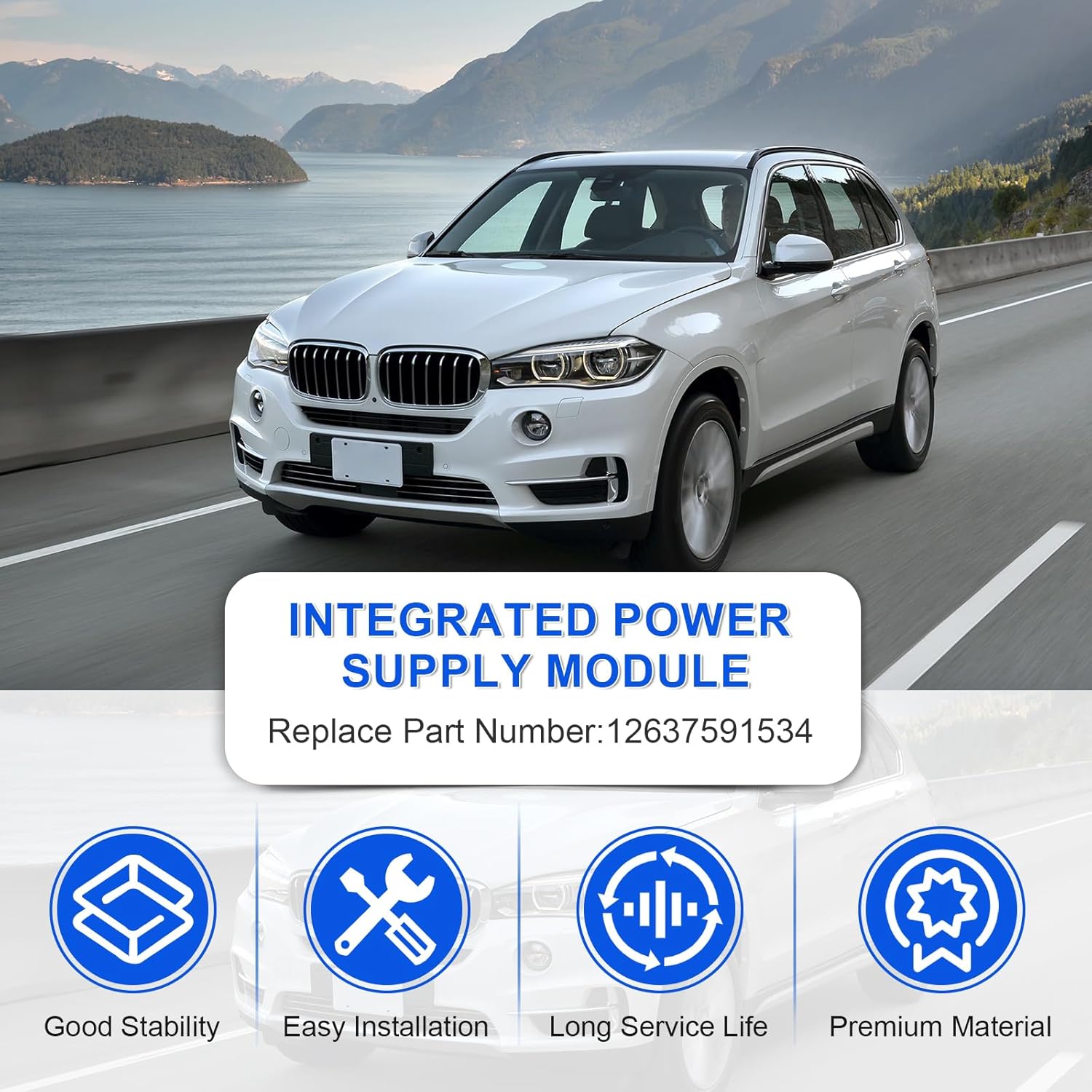 Módulo de suministro integrado compatible con BMW 228i 328i 335i 420i 428i 435i 535i 640i 740i X5 X6 Reemplazar 12637591534
