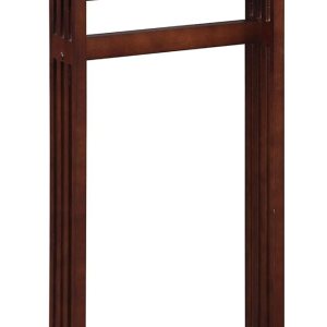 Proman Products Mission Wardrobe VL16188 – Soporte de valet de madera con cajón, colgador de contorno, barra para pantalones, ganchos para corbata y Proman Products Mission Wardrobe VL16188 – Soporte de valet de madera con cajón, colgador de contorno, barra para pantalones, ganchos para corbata y