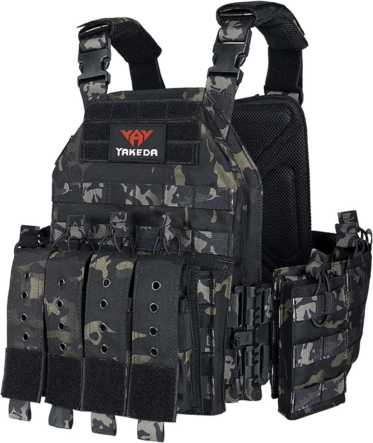 BOMTURN Chaleco táctico de Airsoft para exteriores
