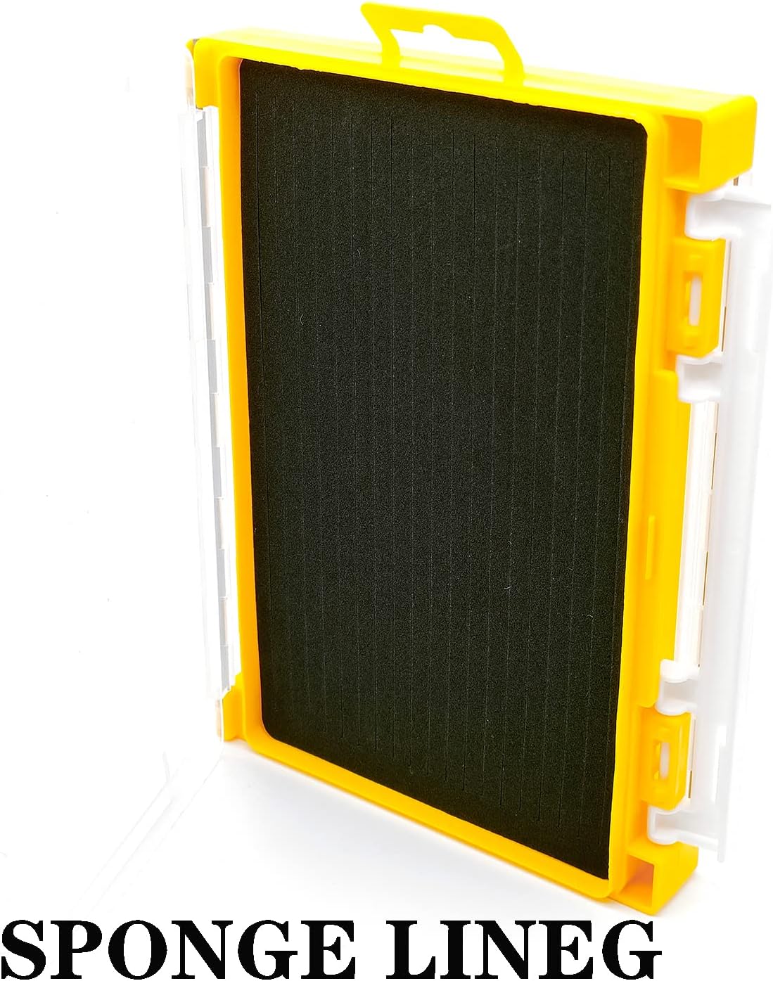 Tgpiao Caja de aparejos de pesca, organizador de cebos de pesca de doble cara, mini caja de aparejos organizadora, estuche de almacenamiento de