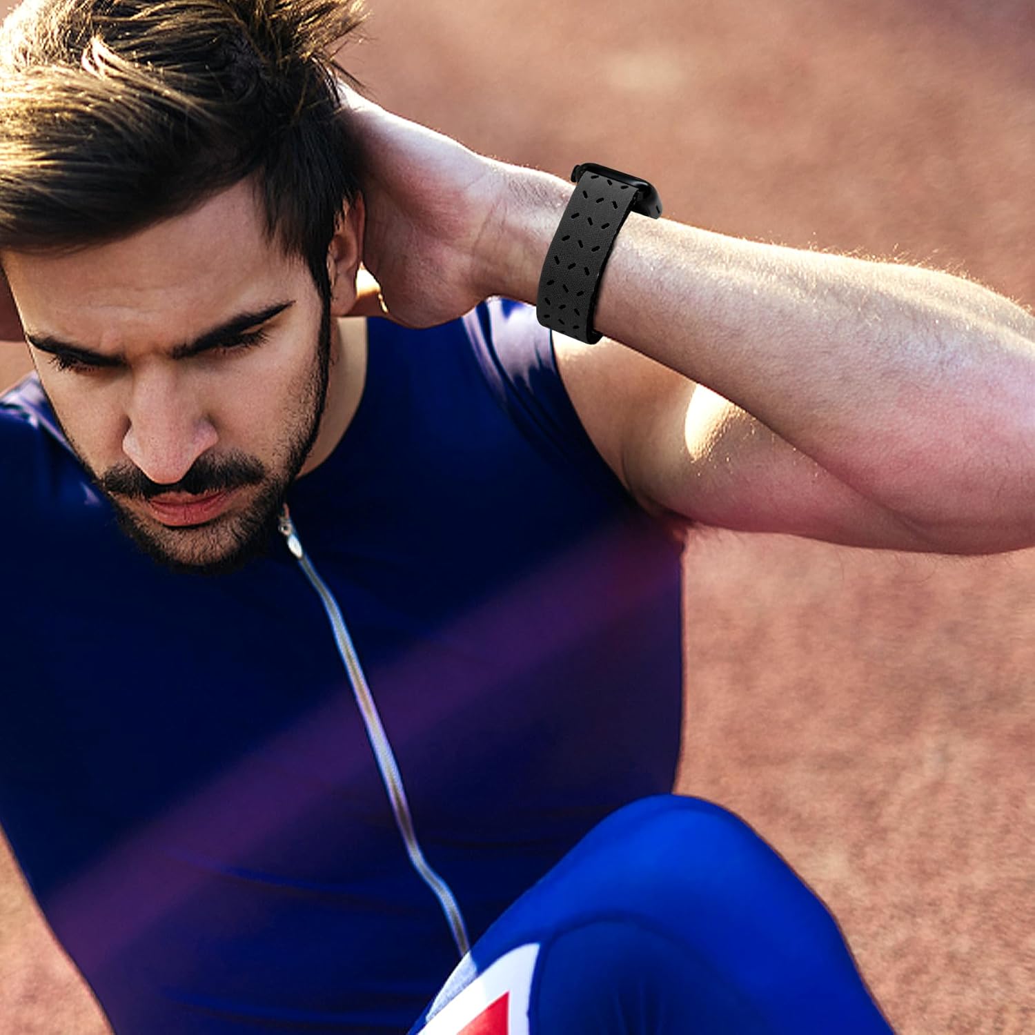 JR.DM Correa de tobillo compatible con Apple Watch Band de 1.654 pulgadas, 1.732 pulgadas, 1.772 pulgadas, 1.772 pulgadas, Series 987SE654321correa